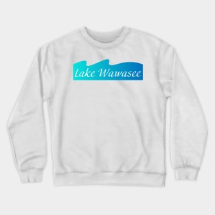 Lake Wawasee Waves Crewneck Sweatshirt